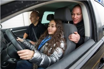 Rijles, kinderen, Zandvoort