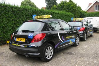 verkeersschool Bakker, rijschool, lesauto