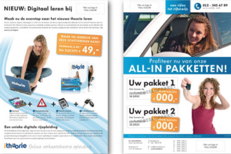 Folder, Lens Media, iTheorie, aanbieding